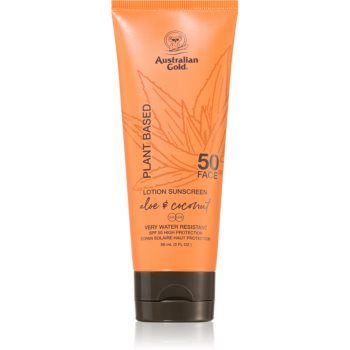 Australian Gold Plant Based crema protectoare pentru fata SPF 50