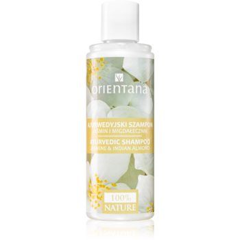 Orientana Ayurvedic Shampoo Jasmine & Indian Almond șampon împotriva subțierii și căderii părului