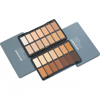 Paleta de Fond de Ten Kryolan DIGITAL COMPLEXION CREAM FOUNDATION PALETTE 28 Culori 49g ieftin