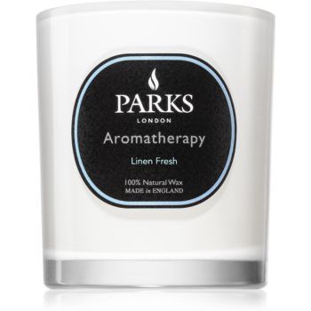 Parks London Aromatherapy Linen Fresh lumânare parfumată