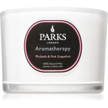 Parks London Aromatherapy Rhubarb & Pink Grapefruit lumânare parfumată de firma original