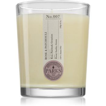 Parks London Home Rose & Patchouli lumânare parfumată