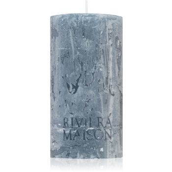 Rivièra Maison Pillar Candle Grey Blue lumanare de firma original