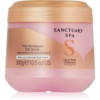 Sanctuary Spa Lily & Rose exfoliant pentru îngrijirea corpului cu arome florale