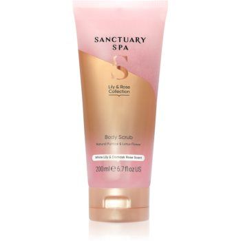 Sanctuary Spa Lily & Rose gel exfoliant cu efect de netezire