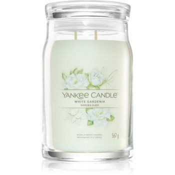 Yankee Candle White Gardenia lumânare parfumată Signature de firma original