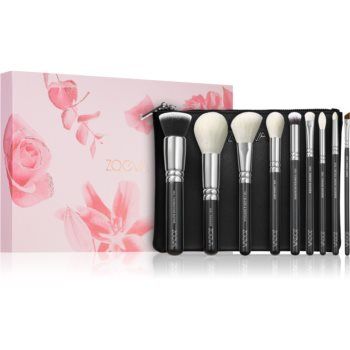 ZOEVA The Complete Brush Set set de pensule cu geantă de firma original