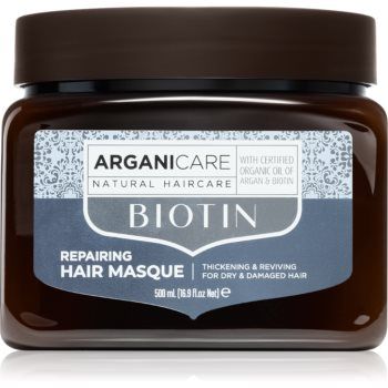Arganicare Biotin Repairing Hair Masque mască profund fortifiantă pentru păr cu biotina