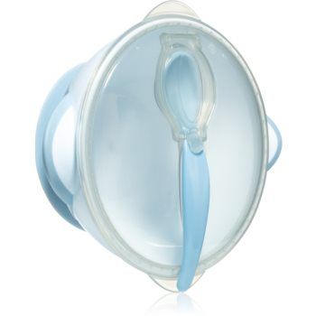 BabyOno Be Active Suction Bowl with Spoon serviciu de masă pentru copii pentru copii