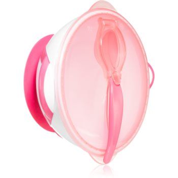 BabyOno Be Active Suction Bowl with Spoon serviciu de masă pentru copii pentru copii