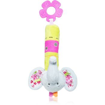 BabyOno Have Fun Squeaker Smartie Elephant jucărie fluierătoare