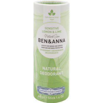 BEN&ANNA Sensitive Lemon & Lime deodorant stick ieftin