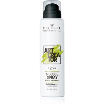 Brelil Numéro Art Creator Mousse Spray spumă de păr cu efect de plajă