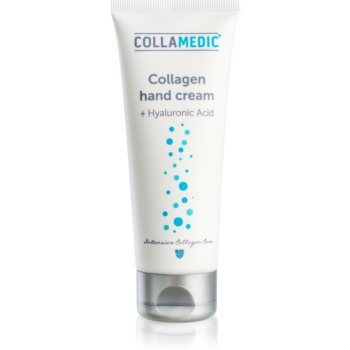 Collamedic Collagen hand cream crema ce ofera elasticitatea pielii mainilor cu acid hialuronic