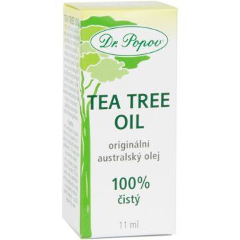 Dr. Popov Tea Tree Oil 100% ulei din arbore de ceai, presat la rece cu efect antiseptic