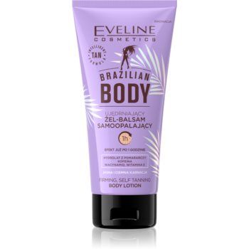 Eveline Cosmetics Brazilian Body gel autobronzant cu efect de întărire Eveline Cosmetics Brazilian Body gel autobronzant cu efect de întărire