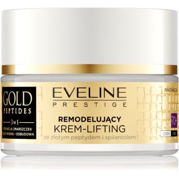 Eveline Cosmetics Gold Peptides crema cu efect de lifting pentru ten matur