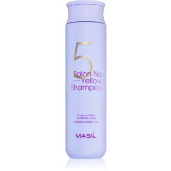 MASIL 5 Salon No Yellow sampon violet neutralizeaza tonurile de galben