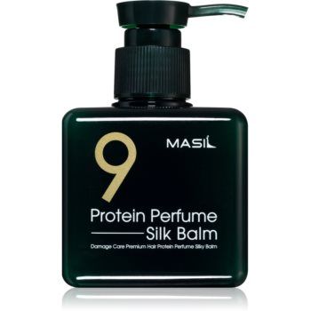 MASIL 9 Protein Perfume Silk Balm Aplicarea jeturilor de refacere pentru ingrijire pentru par intins