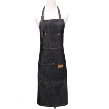 Sort Frizerie/Coafor din Denim cu Buzunare de firma original