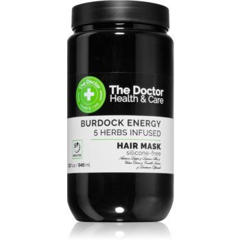 The Doctor Burdock Energy 5 Herbs Infused mască fortifiantă pentru păr ieftina