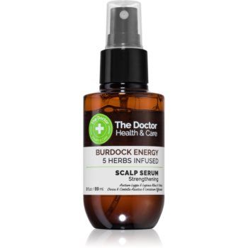 The Doctor Burdock Energy 5 Herbs Infused ser fortifiant pentru par si scalp deteriorat de firma original