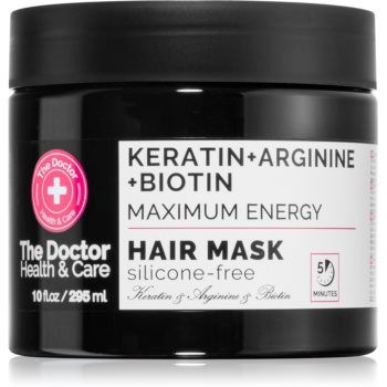 The Doctor Keratin + Arginine + Biotin Maximum Energy masca cu keratina pentru păr
