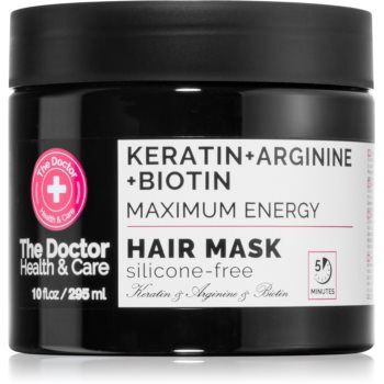 The Doctor Keratin + Arginine + Biotin Maximum Energy masca cu keratina pentru păr ieftina