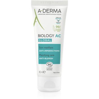 A-Derma Biology AC tratament matifiant impotriva imperfectiunilor pielii