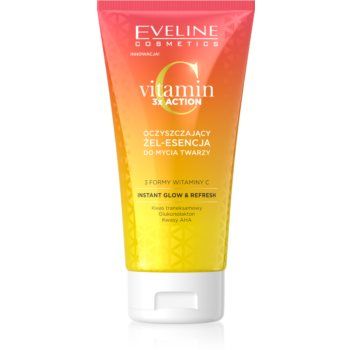 Eveline Cosmetics Vitamin C 3x Action gel de curățare Cu AHA Acizi