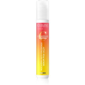 Eveline Cosmetics Vitamin C 3x Action ser pentru ochi, cu efect de iluminare roll-on ieftin