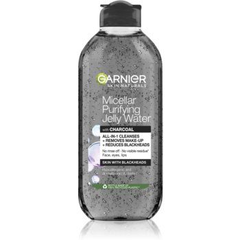 Garnier Skin Naturals Pure Charcoal apa pentru curatare cu particule micele cu textura de gel