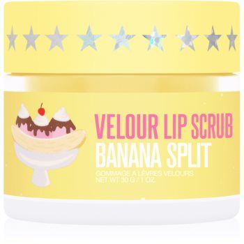 Jeffree Star Cosmetics Banana Fetish Velour Lip Scrub exfoliant din zahar de buze