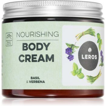 Leros Body cream basil & verbena crema de corp nutritie si hidratare de firma originala