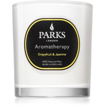 Parks London Aromatherapy Grapefruit & Jasmine lumânare parfumată