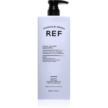 REF Cool Silver Shampoo Sampon argintiu neutralizeaza tonurile de galben de firma original