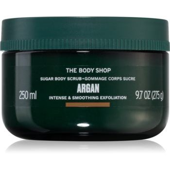 The Body Shop Argan exfoliant pentru corp cu ulei de argan