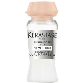 Tratament Concentrat pentru Parul Cret - Kerastase Fusio-Dose With Glycerin Concentre Curl Manifesto, 10 x 12 ml de firma original