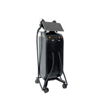 Aparat epilare definitivă Ice Titanium laser putere 1000W+1600W 2 manipuli 3500W aparat 755+808+1064nm 80.000.000 impulsuri Wellness Hub de firma originala