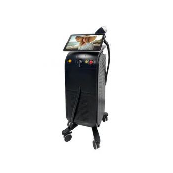 Aparat epilare definitivă Ice Titanium laser putere 1000W manipul 3500W aparat 755+808+1064nm 40.000.000 impulsuri Wellness Hub de firma originala