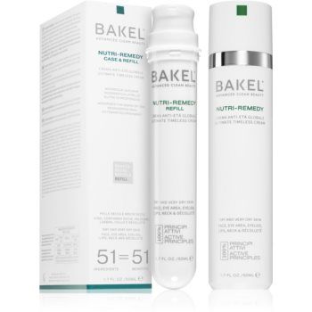 Bakel Nutri-Remedy Case & Refill crema antirid pentru piele foarte uscata de firma originala