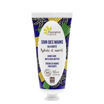 Cremă de mâini nutritivă cu unt de shea Fleurance Nature, 50ml