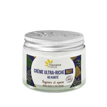 Crema de noapte nutritiva cu unt de shea Fleurance Nature 50ml