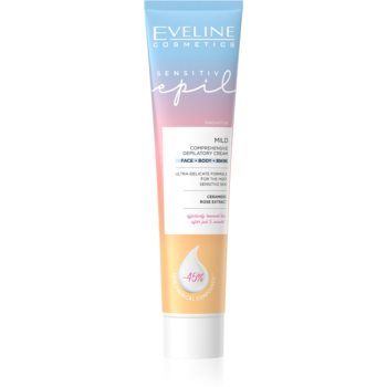 Eveline Cosmetics Sensitive Epil Crema pentru indepartarea parului pentru piele sensibila