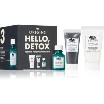 Origins Hello, Detox Set set cadou