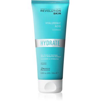 Revolution Skincare Hydrate Hyaluronic Acid gel crema restorativ pentru curatare delicata
