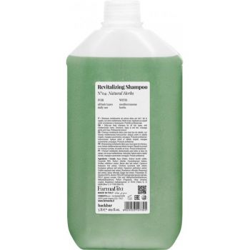 Sampon pentru Toate Tipurile de Par cu Ierburi Naturale - FarmaVita Back Bar Revitalizing Shampoo No.04 Natural Herbs, 5000 ml