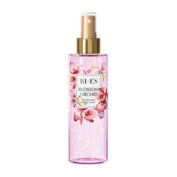 Spray de Corp cu Efect de Stralucire Blossom Orchid Bi-Es Sparkling Body Mist, 200 ml