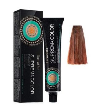 Vopsea Permanenta - FarmaVita Suprema Color Professional, nuanta 7.4 Copper Blonde, 60 ml