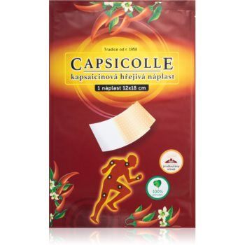 Capsicolle Capsaicin patch 12 × 18 cm plasture termic cu efect analgezic intens ieftin